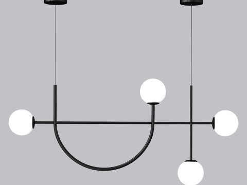 SPUTNIK 4 LED Modelo 3D