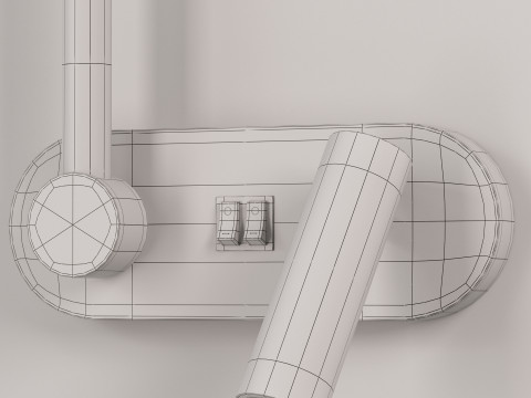 BOTOLF wall lamp 3D Model