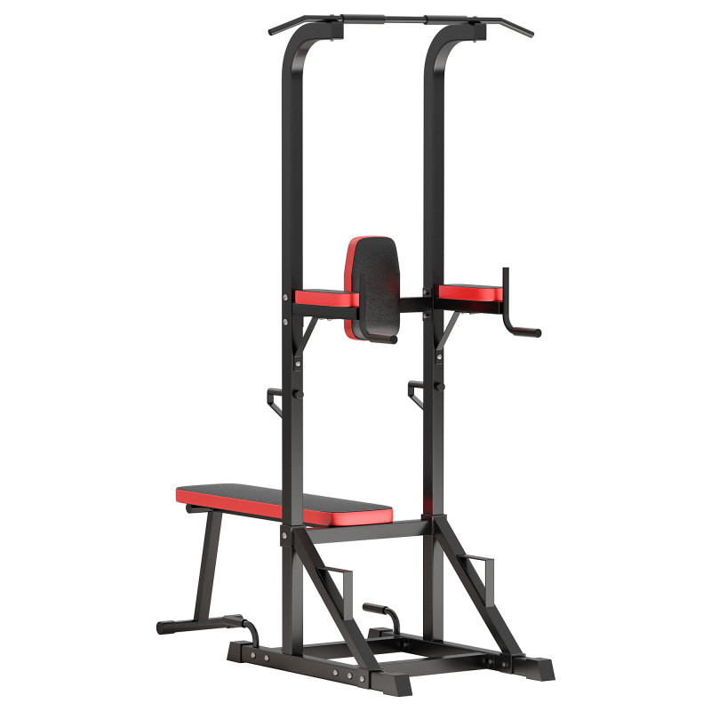 Horizontal bar press bars with bench 3Dモデル .c4d .max .obj .3ds .fbx .stl .blend 
