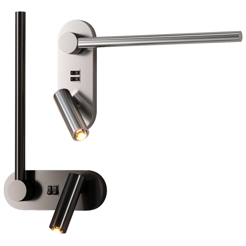 BOTOLF wall lamp 3D Model .c4d .max .obj .3ds .fbx .stl .blend