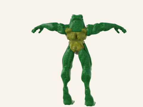 Frog-man 3D Модель