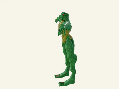 Frog-man 3D Model