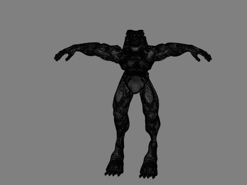 Frog-man 3D Model
