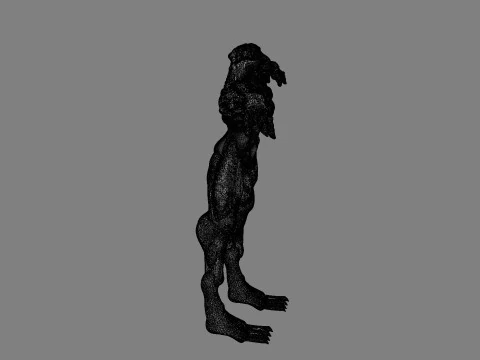 Frog-man 3D Model