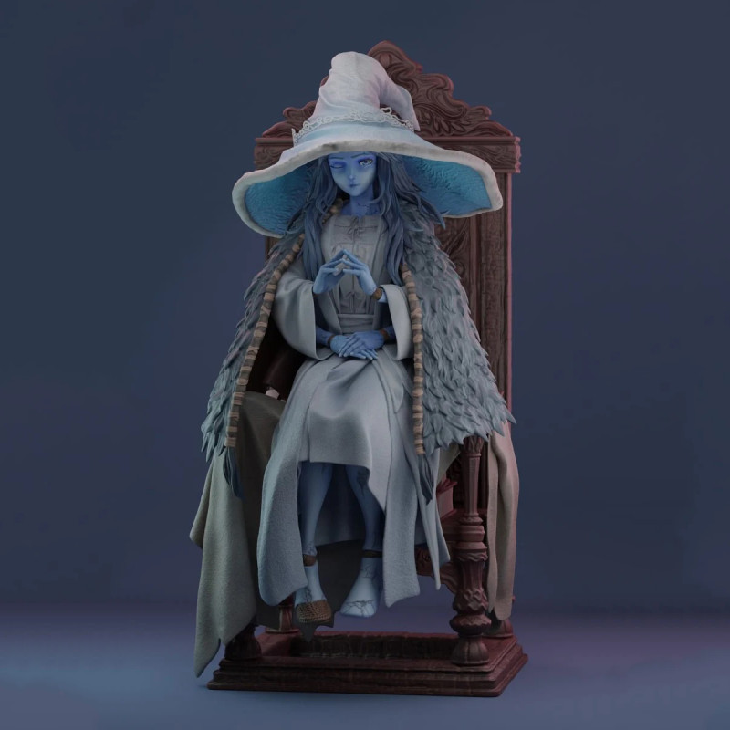 Ranni The Witch Elden Ring Rubim 3D Figures Ready to Print 3D 打印模型 .c4d .max .obj .3ds .fbx .stl .blend 