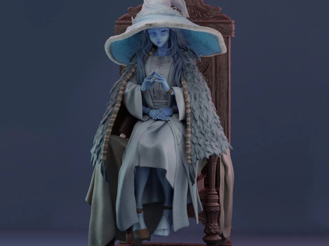 Ranni The Witch Elden Ring Rubim 3D Figures Ready to Print Model do druku 3D