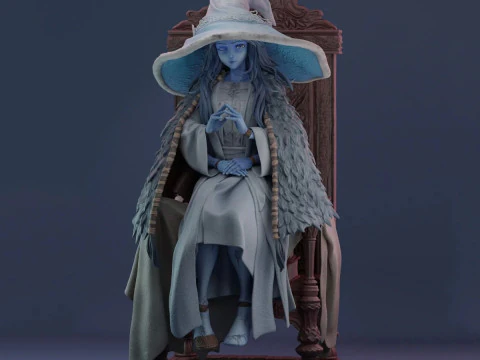 Ranni The Witch Elden Ring Rubim 3D Figures Ready to Print 3D Print Model
