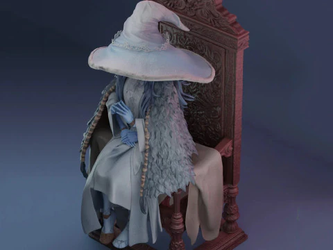 Ranni The Witch Elden Ring Rubim 3D Figures Ready to Print 3D Print Model