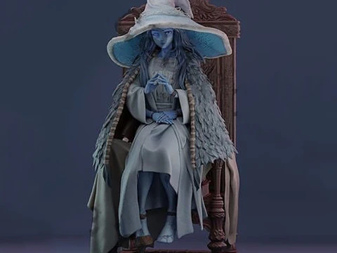 Ranni The Witch Elden Ring Rubim 3D Figures Ready to Print 3D Print Model