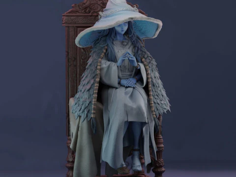 Ranni The Witch Elden Ring Rubim 3D Figures Ready to Print 3D Print Model