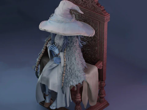 Ranni The Witch Elden Ring Rubim 3D Figures Ready to Print 3D Print Model