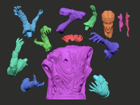 Godrick the grafted Figures to Print 3D Print Model