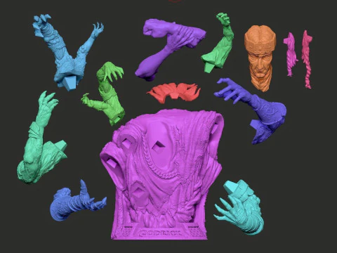 Godrick the grafted Figures to Print 3D Print Model