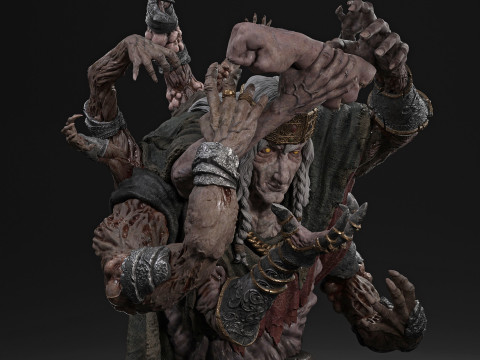 Godrick the grafted Figures to Print 3D Print Model