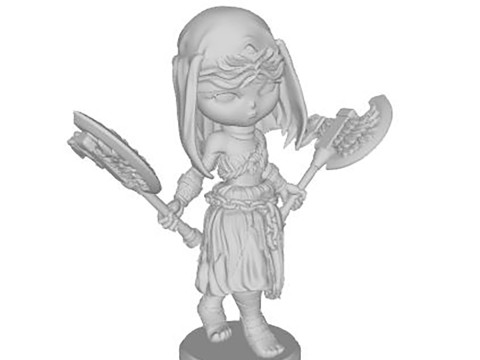 Chibi Nepheli loux Figures to Print 3D प्रिंट मॉडल