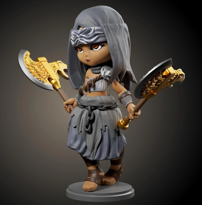 Chibi Nepheli loux Figures to Print 3D प्रिंट मॉडल .c4d .max .obj .3ds .fbx .stl .blend 
