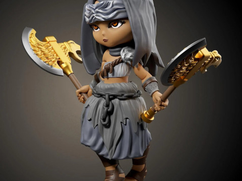 Chibi Nepheli loux Figures to Print Modèles 3D en vedette