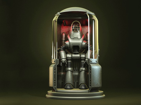Protectron Figures Ready to Modelo de impresión 3D