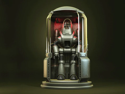 Protectron Figures Ready to 3D Print Model