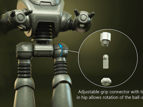 Protectron Figures Ready to Modelo de impresión 3D