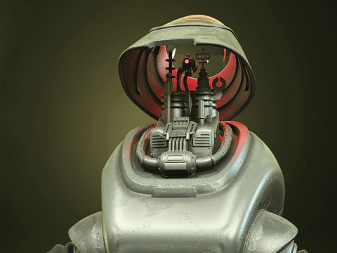 Protectron Figures Ready to 3D Print Model