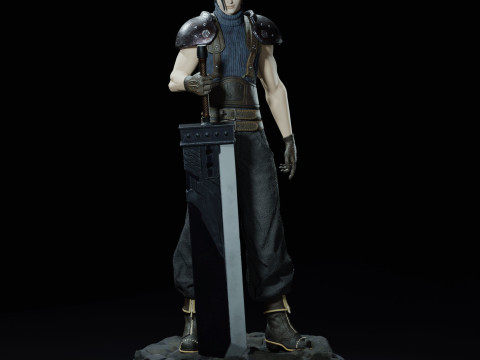 Zack Fair Figures 3D Print Model