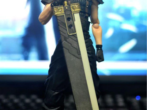 Zack Fair Figures 3D Print Model
