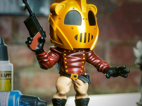 Rocketeer Chibi Figures 3D Print Model