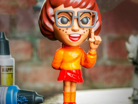 Velma Chibi Figures 3D Print Model