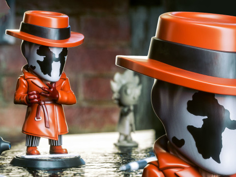 Rorschach Figures 3Dプリントモデル