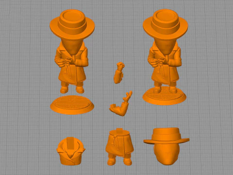 Rorschach Figures 3D Print Model