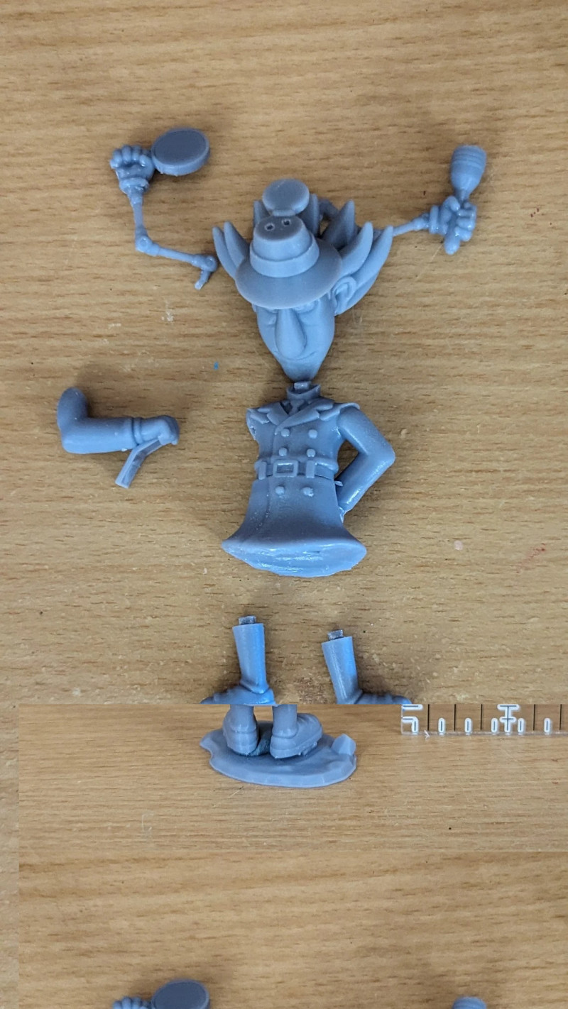 Inspector Gadget Chibi Figures 3D Print Model .c4d .max .obj .3ds .fbx .stl .blend 