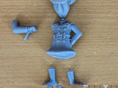 Inspector Gadget Chibi Figures 3D-Druckmodell