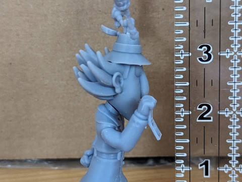 Inspector Gadget Chibi Figures 3D Print Model