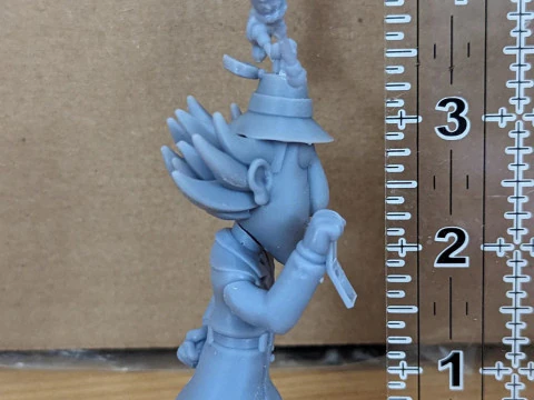 Inspector Gadget Chibi Figures 3D Print Model
