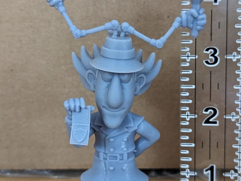 Inspector Gadget Chibi Figures 3D Print Model