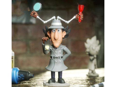Inspector Gadget Chibi Figures 3D Print Model