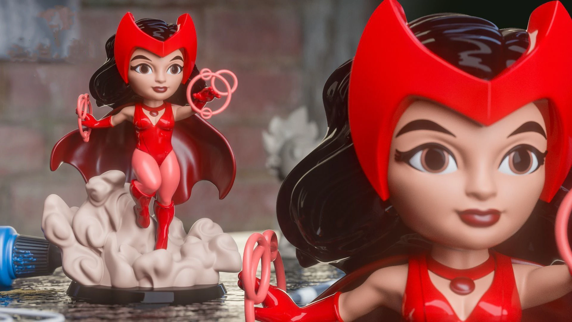 ChibiSTL - Scarlet Witch Chibi Figure 3D Print Model .c4d .max .obj .3ds .fbx .stl .blend 