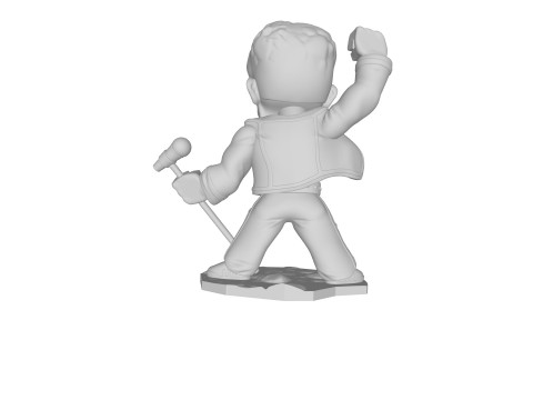 Chibi Freddie Mercury Figures Model do druku 3D