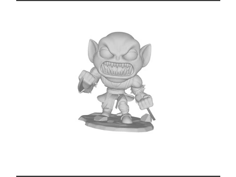 Baraka Chibi Figures 3D Print Model