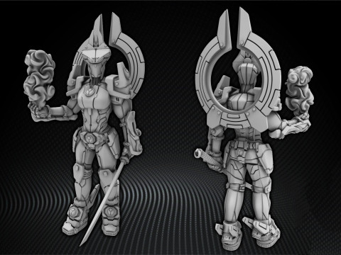 Warhammer 3D Figures Model Cetak 3D