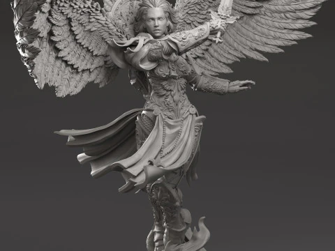 인쇄용 디오라마 피규어 3D 프린트 모델