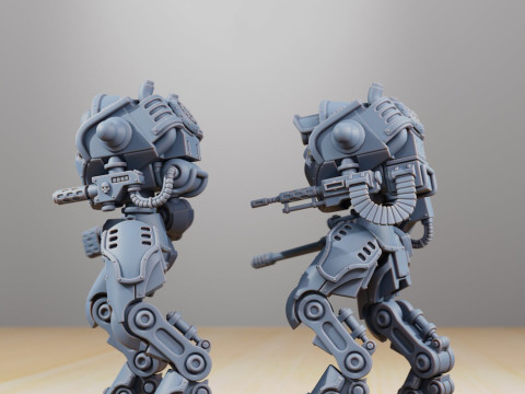 Stationforge Figures Model Cetak 3D