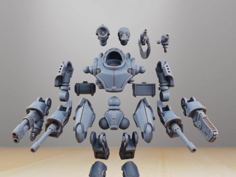 Stationforge Figures Model Cetak 3D