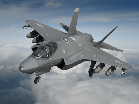 Lockheed Martin F-35 Lightning II Figures 3D Принт Модель