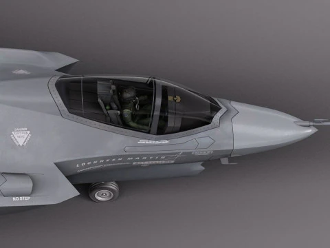 록히드 마틴 F-35 라이트닝 II 피규어 3D 프린트 모델