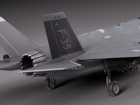 Lockheed Martin F-35 Lightning II Figures 3D Принт Модель