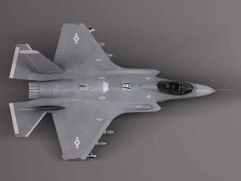 록히드 마틴 F-35 라이트닝 II 피규어 3D 프린트 모델