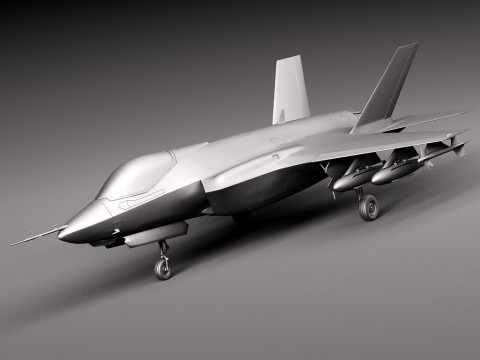 Lockheed Martin F-35 Lightning II Figures 3D Принт Модель