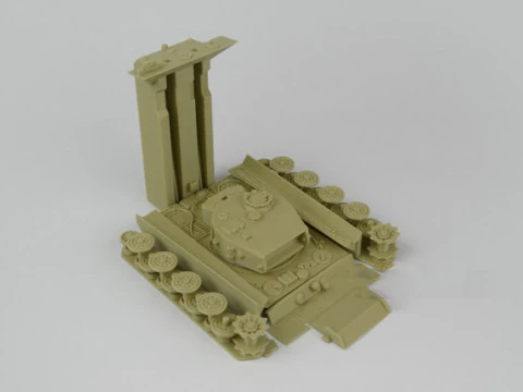 Fab365 Tank Tiger I Figures 3D Print Model